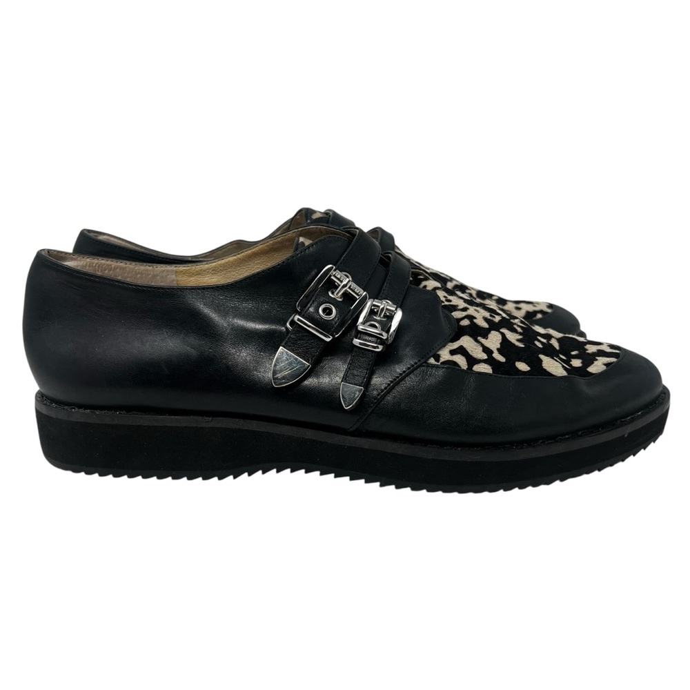 Michael Kors Black and Cream Loafers - Picture 2 of 8